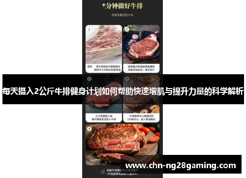 每天摄入2公斤牛排健身计划如何帮助快速增肌与提升力量的科学解析
