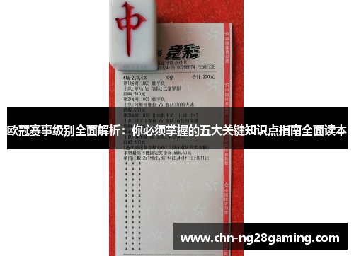 欧冠赛事级别全面解析：你必须掌握的五大关键知识点指南全面读本